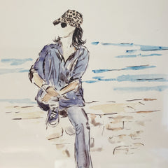 Aquarelle « Ka. Île de Sein »