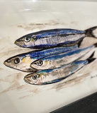 Aquarelle “Sardines 4”