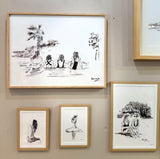 Aquarelle  " Le Coeur des Femmes "